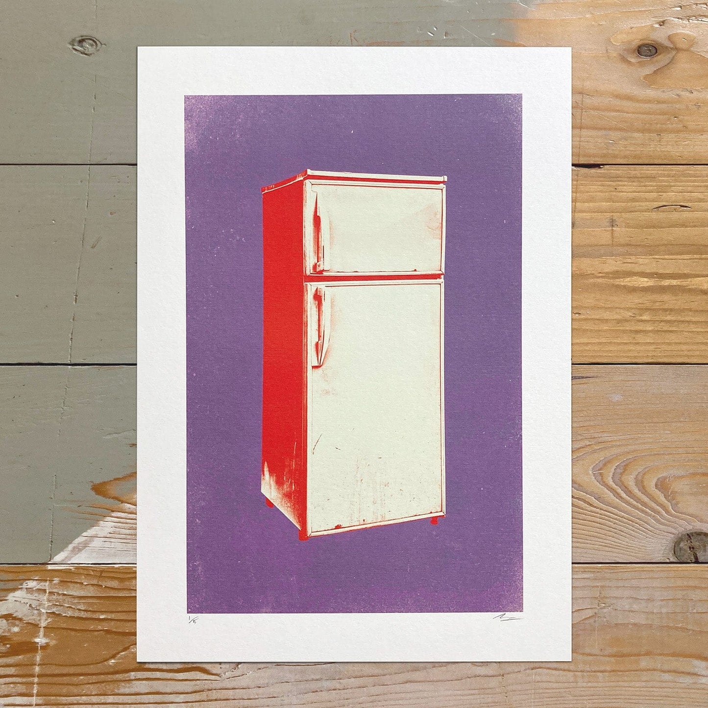 Ultra LTD 'Rank Fridge' A3 print Art print Bureau de Fatigue