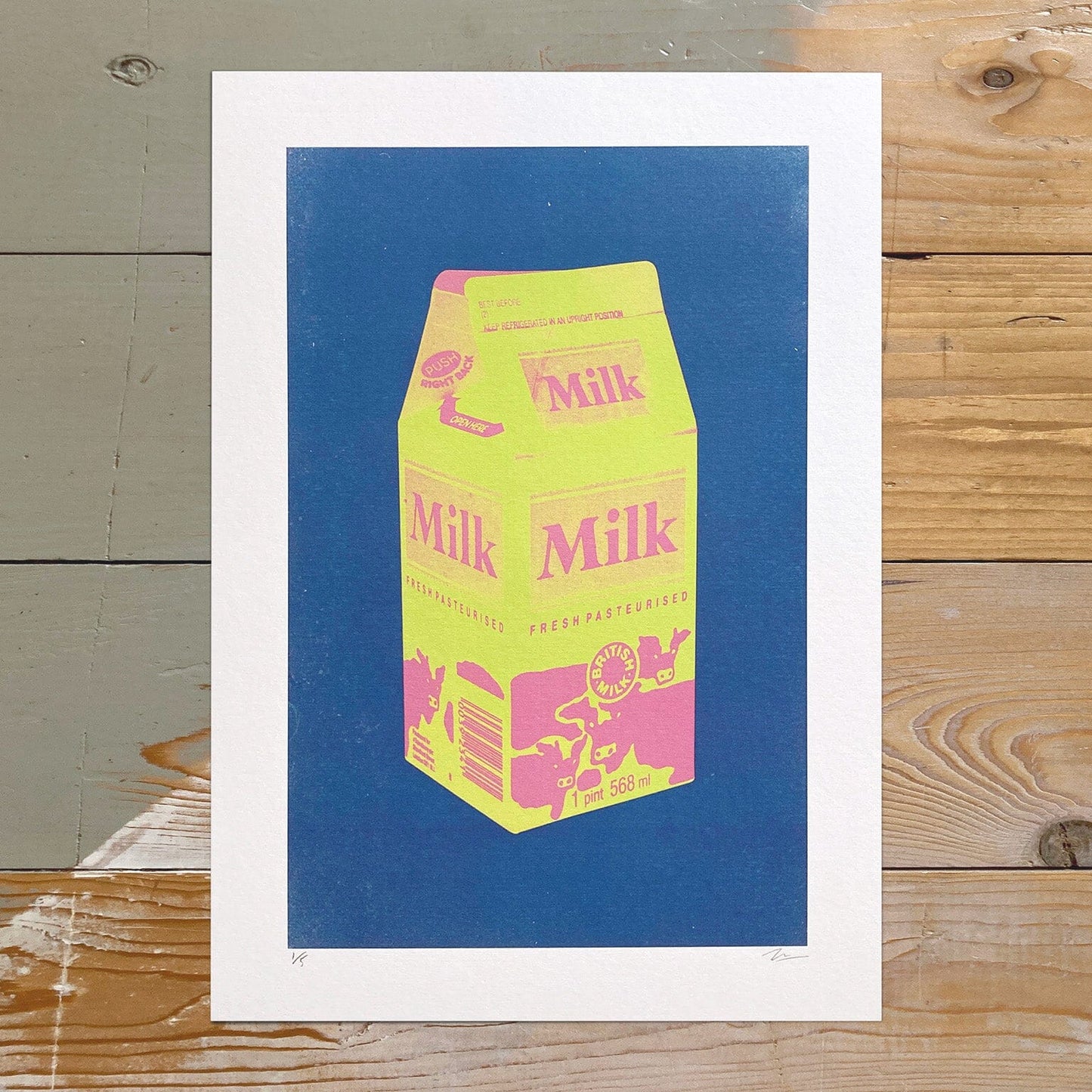 Ultra LTD 'Rank Milk' A3 print Art print Bureau de Fatigue