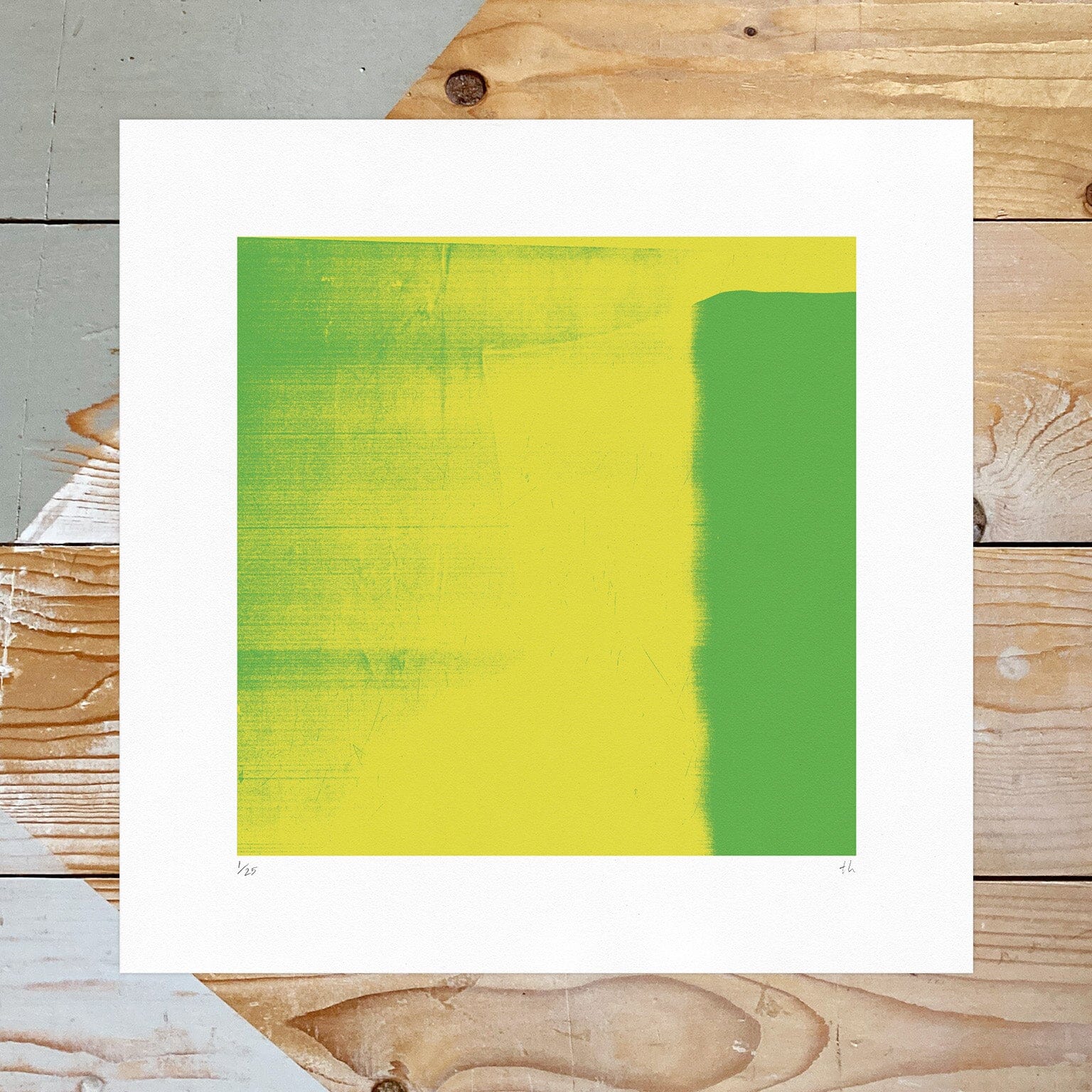 LTD edition 'RGB Green' print Art print Bureau de Fatigue 